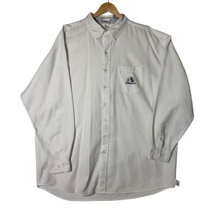 Vtg‎ Disney Mickey Mouse Walt Disney World Shirt Mens XL White Embroidered